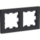 Рамка 2п, IP20, Schneider Electric ATLASDESIGN [ATN001002] карбон [10]