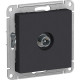 Розетка с/у TV оконечная, IP20, 1DB, Schneider Electric ATLASDESIGN [ATN001091] карбон