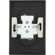 Розетка с/у 2x2P 16A, IP20, со шторк., в сборе, Schneider Electric ATLASDESIGN [ATN001022] карбон
