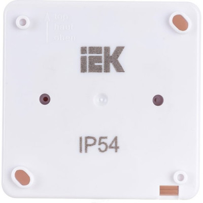 Переключатель о/у 1-кл 10A, IP54, IEK ГЕРМЕС PLUS ВСп20-1-0-ГПБ [EVMP12-K01-10-54-EC] белый