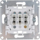 Выключатель с/у 3-кл 10А, IP20, Schneider Electric ATLASDESIGN [ATN001031] карбон