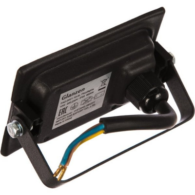 Прожектор LED  10W, 6500K, IP65, SMD, 800Лм, GLANZEN [FAD-0001-10-SL]