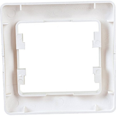Рамка 1п, IP20, Schneider Electric Glossa [GSL001201] платина