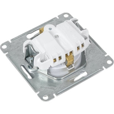 Розетка с/у 2P+E 16A, IP20, со шторками, Schneider Electric Glossa [GSL001245] платина