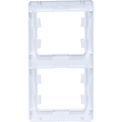 Рамка 2п, IP20, вертикальная, Schneider Electric Glossa [GSL000106] белый