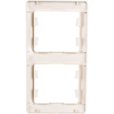 Рамка 2п, IP20, вертикальная, Schneider Electric Glossa [GSL000206] бежевый