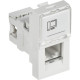 Розетка иинформационная RJ-45 кат.5e, 1 модуль, IEK ПРАЙМЕР РКИ-10-00-П [CKK-40D-RI1-K01]