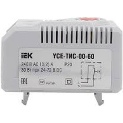 Термостат от 0 до +60 NC, IEK [YCE-TNC-00-60]