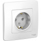 Розетка с/у 2P+Е 16А, Schneider Electric Blanca [BLNRS001011] белый