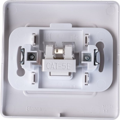 Розетка с/у компьютерная 1xRJ45 5e, Schneider Electric Blanca [BLNIS045001] белый