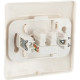 Розетка с/у компьютерная 1xRJ45 5e, Schneider Electric Blanca [BLNIS045002] молочный