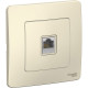 Розетка с/у компьютерная 1xRJ45 5e, Schneider Electric Blanca [BLNIS045002] молочный