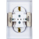 Розетка с/у 2x2P+Е 16A, IP20, в сборе, Schneider Electric ATLASDESIGN [ATN000124] белый [10]