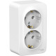 Розетка о/у 2x2P+E 16А, изол.пл., Schneider Electric Blanca [BLNRA010211] белый [8/48]