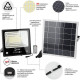 Прожектор LED 150W, 5000K, IP65, SMD, 1500Лм, ПДУ, с д/д, солнечная бат., ЭРА [ERAPRO-150] черный