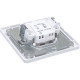 Выключатель с/у 1-кл 10А, IP20, в сборе, Schneider Electric Glossa [GSL000112][15] белый