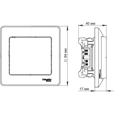 Выключатель с/у 1-кл 10А, IP20, в сборе, Schneider Electric Glossa [GSL000112][15] белый