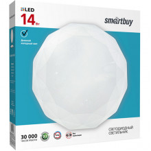 Светильник настенно-потолочный LED 14W, 6000K, 1120Лм, 280*60, SmartBuy Dimond [SBL-Dmd-14-W-6K]