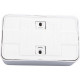 Розетка о/у 2x2P+E 16А, изол.пл., Schneider Electric Blanca [BLNRA010213] алюминий 