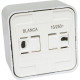 Розетка о/у 2P+E 16А, изол.пл., Schneider Electric Blanca [BLNRA010113] алюминий 