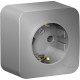 Розетка о/у 2P+E 16А, изол.пл., Schneider Electric Blanca [BLNRA010113] алюминий 