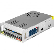 Блок питания 12V 400W, IP20, металл корпус стандарт, кулер, ELF [ELF-12E400BEmini-JH]