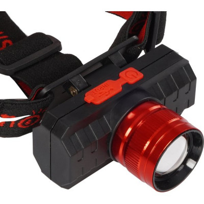 Фонарь налобный аккумуляторный 3W CREE XPE, 3 реж. работы, IP54, Smartbuy [SBF-HL037]