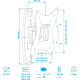 Кронштейн VLK TRENTO-4 черный, для ТВ 20