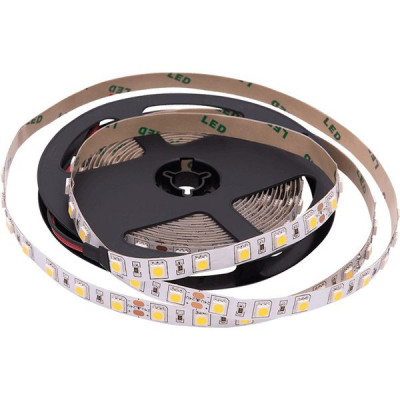 Лента LED 24В IP20 SMD5050  60/м, б/хол, 14.4Вт/м, 600Лм/м, 5м/ц.1м, 3М скотч, SWG [006319]