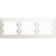 Рамка 3п, IP20, горизонтальная, Schneider Electric Glossa [GSL000603] перламутр