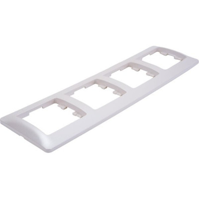 Рамка 4п, IP20, горизонтальная, Schneider Electric Glossa [GSL000604] перламутр