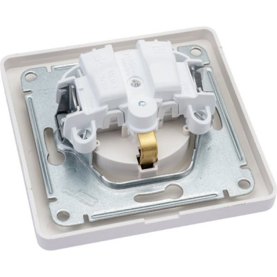 Розетка с/у 2P+E 16А, IP44 с крышкой/шторками, Schneider Electric Glossa [GSL000648] перламутр