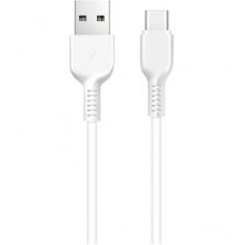 Кабель USB - Type-C, 3.0м, 3А, Hoco X20 Flash, ПВХ, белый [HC-68976]