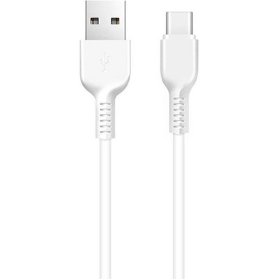 Кабель USB - Type-C, 3.0м, 3А, Hoco X20 Flash, ПВХ, белый [HC-68976]