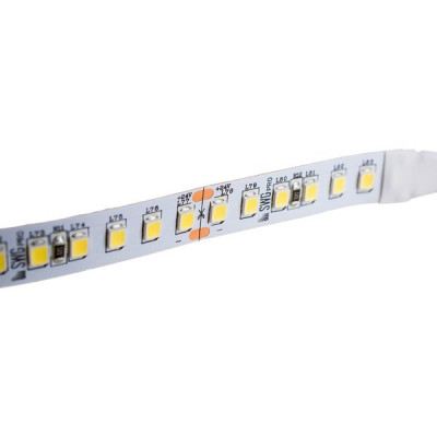 Лента LED 24В IP20 SMD2835 168/м, б/хол, 17.3Вт/м, 5м/ц.1м, 3М скотч, SWG [009951]