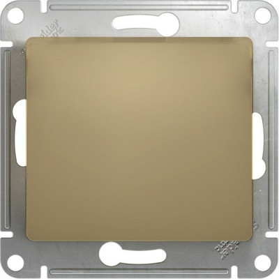Выключатель с/у 1-кл 10А, IP20, Schneider Electric Glossa [GSL000411] титан