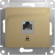Розетка с/у компьютерная 1xRJ45, IP20, Schneider Electric Glossa [GSL000481K] титан