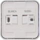 Розетка о/у 2P+E 16А, тонкая, со шторками, изол.пл., Schneider Electric Blanca [BLNRA111113] алюмини