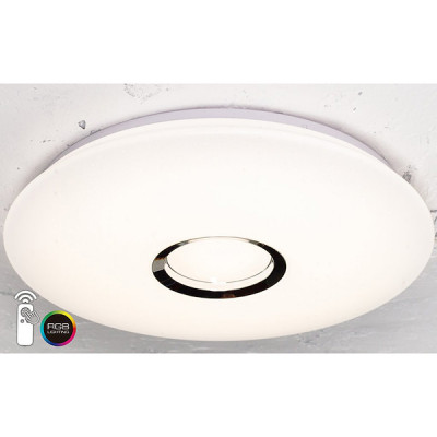 Светильник потолочный LED  72W, ПДУ 3000-6500K+RGB, 6000Лм, d500*90, Brillica ILLUMINARE