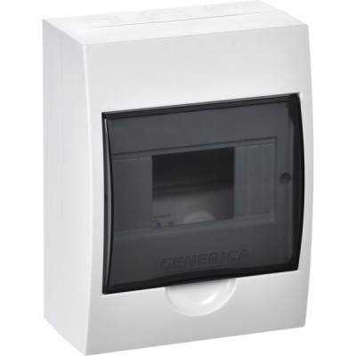 Бокс ЩРН-П  6м навесной пластик IP41, GENERICA [MKP12-N-06-41-G]
