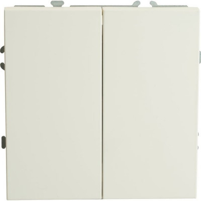 Переключатель с/у 2-кл 10А, STEKKER Эмили [RSW10-5107-01] белый фарфор soft touch