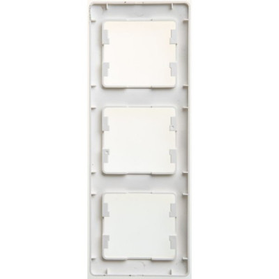 Рамка 3п, IP20, вертикальная, Schneider Electric Glossa [GSL000607] перламутр