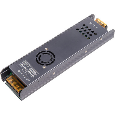 Блок питания 24V 350W, IP20, металл соты с вентилятором, GENERAL [GDLI-S-350-IP20-24]