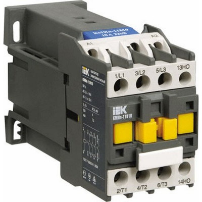 Контактор КМИ-11810 18А 230В/AC3 1НО, IEK [KKM11-018-230-10]