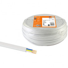 Провод ПГВВП 3*4, белый, в бухте 100м, TDM [SQ0127-0558] ГОСТ