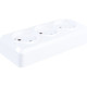 Розетка о/у 3x2P 10А, SmartBuy Юпитер [SBE-03w-10-S3-N] белый