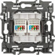 Розетка с/у компьютерная 2xRJ45, ЭРА12 [12-3108-16][10] титан