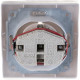 Розетка с/у 2P+E 16А, IP44, с крышкой/шторками, IEK КВАРТА [ERK71-K01-10-DM-44] белый
