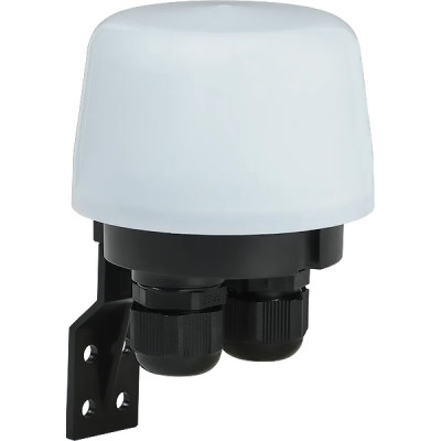 Фотореле 15А, 3300Вт, 5-50Лк, IP66, IEK ФР-604 [LFR20-604-3300-K01] белый