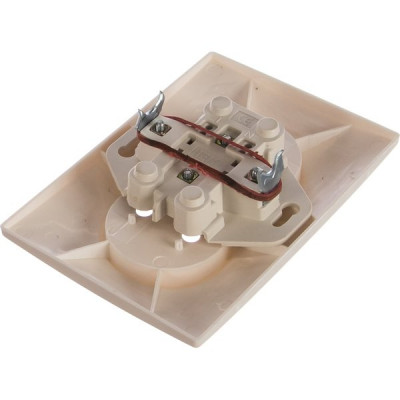 Розетка с/у 2x2P 10А, IP20, IEK КВАРТА [ERK23-K01-10-DM] белый
